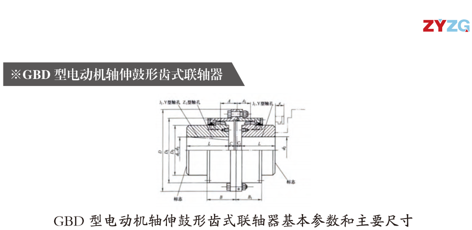 GBD  型電動機軸伸鼓形齒式午夜视频网站